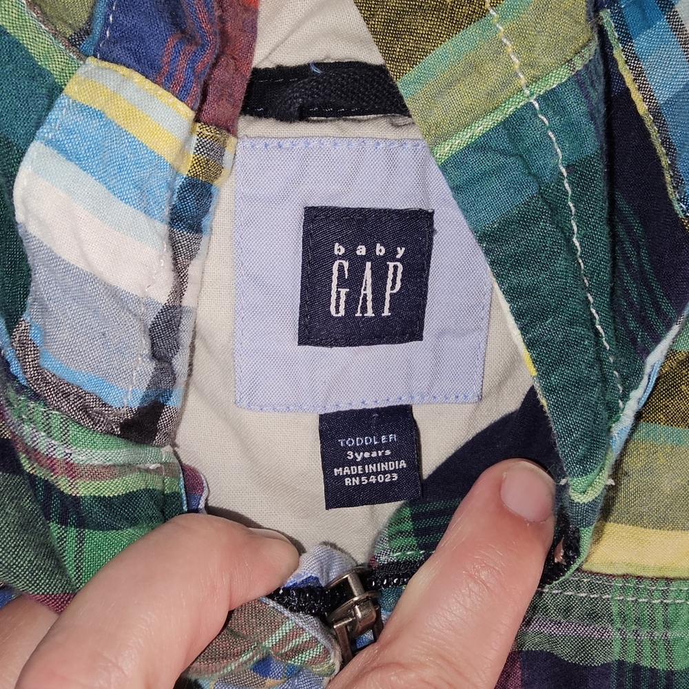 GAP patchwork jacket size 3T - Picture 5 of 5